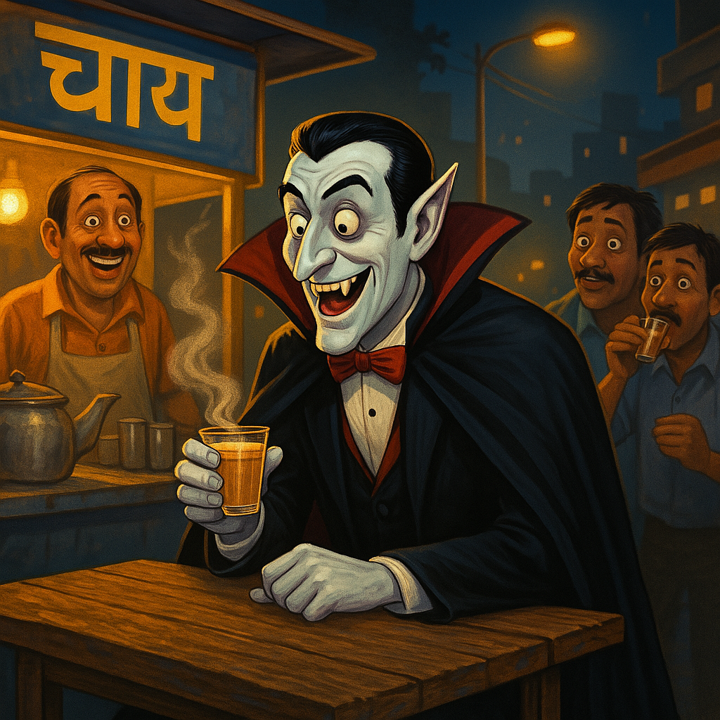 अगर ड्रैकुला इंडिया में होता तो क्या वो चाय पीता? 😂